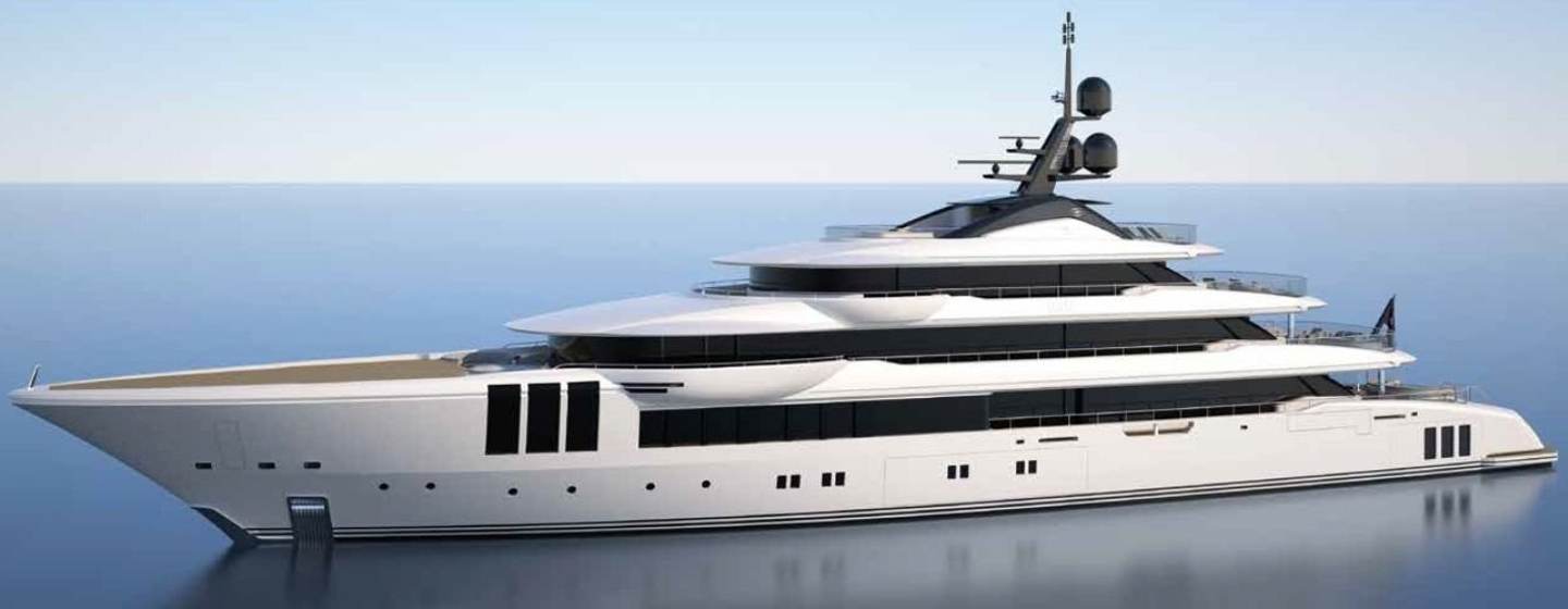 Turquoise Yachts Completes Hull for 80m Superyacht Project BRAVO photo 1