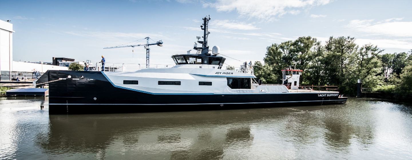 Damen launches 46m support vessel Joy Rider photo 1