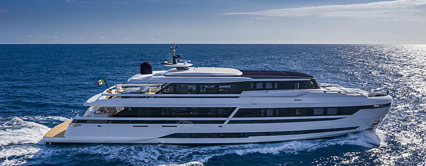 Superyacht L.A.U.L on water