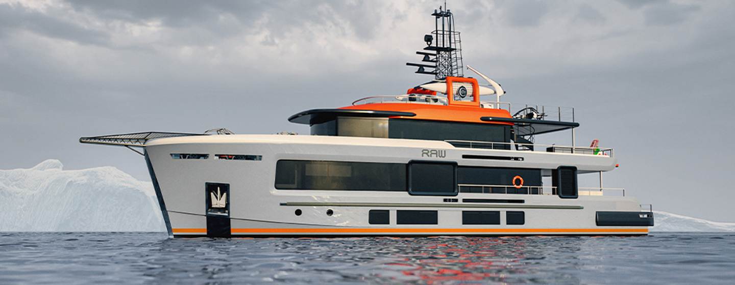 Cantiere delle Marche Raw 102 Yachts, Example 1