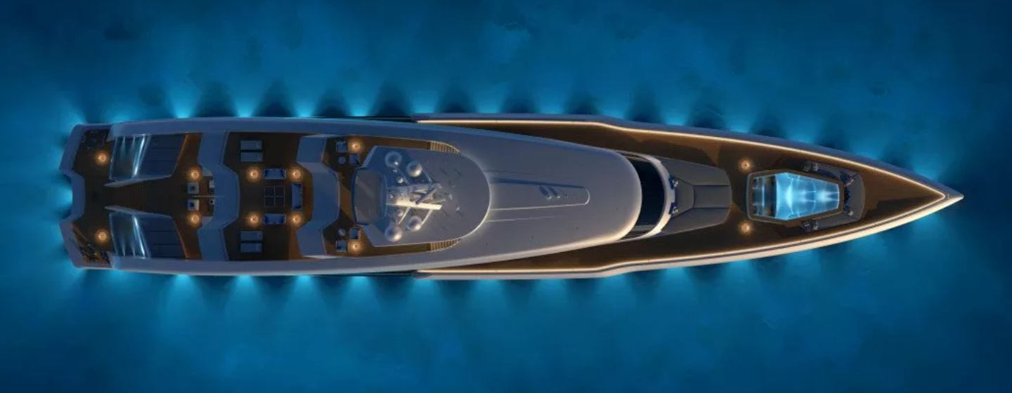 Superyacht concept Project Comete