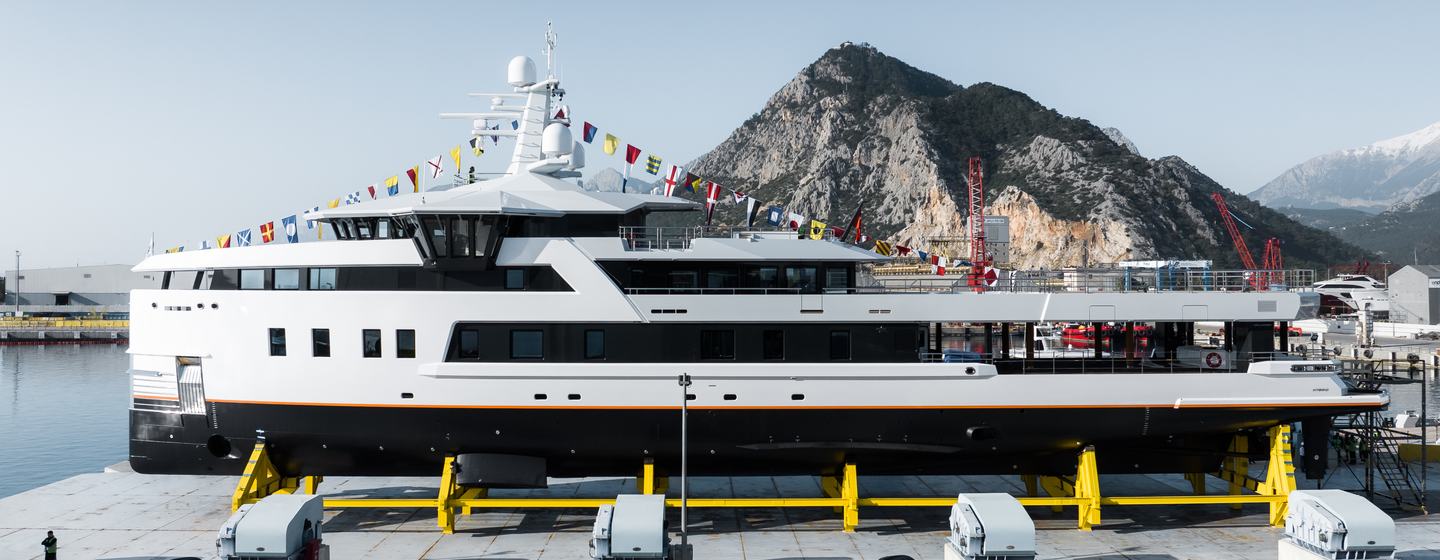 Damen Yachting  First Xplorer 60 After You being launched in Turkey
