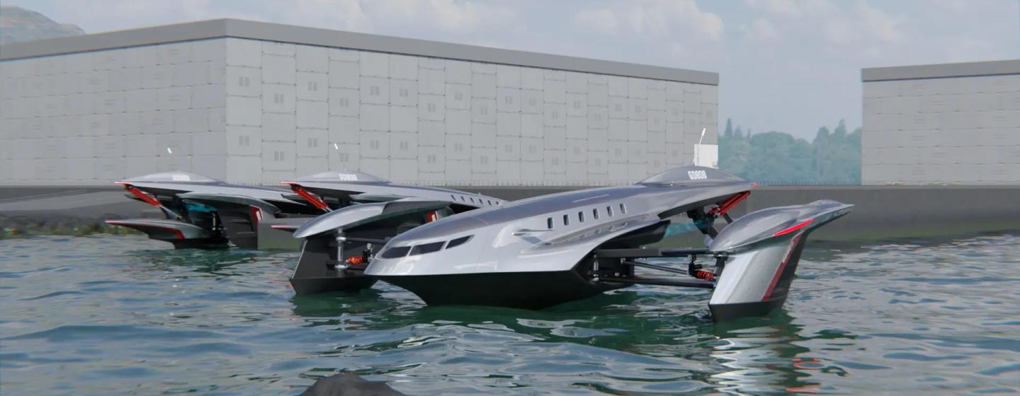 Gray Design reveals luxury hydrofoil concept, SLIVER photo 1