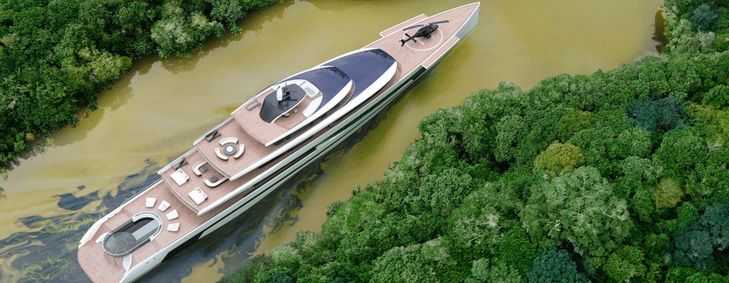 KIWA: Isaac Burrough's 110m Superyacht Concept photo 1