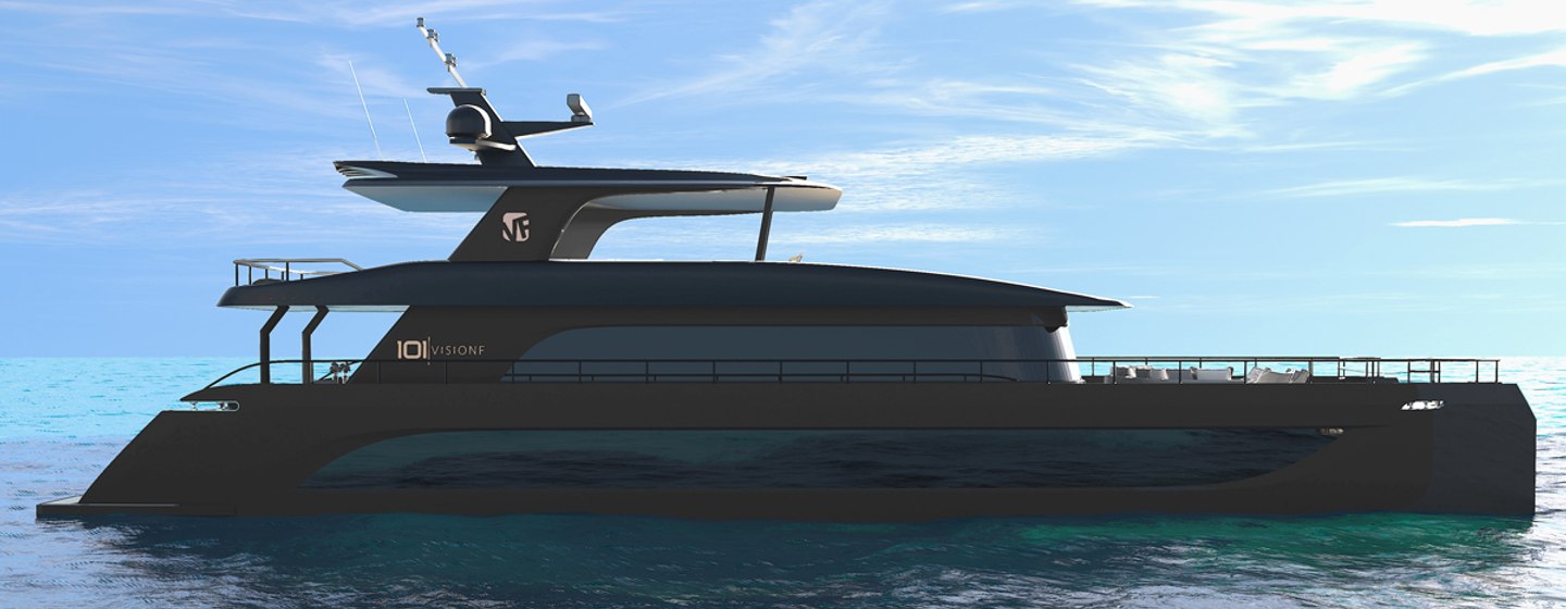 Vision F 101 Alu catamaran unveiled by VisionF Yachts photo 1