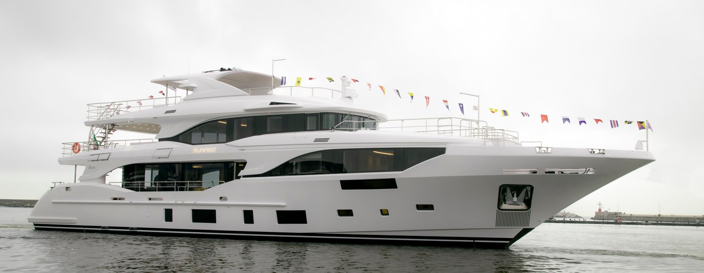 Benetti Mediterraneo 116  on the water