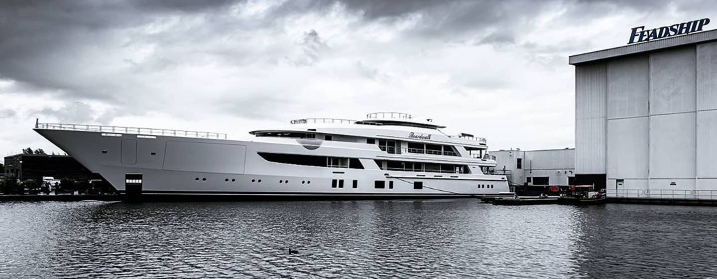 Feadship Project 707 launched and named super yacht BOARDWALK photo 1