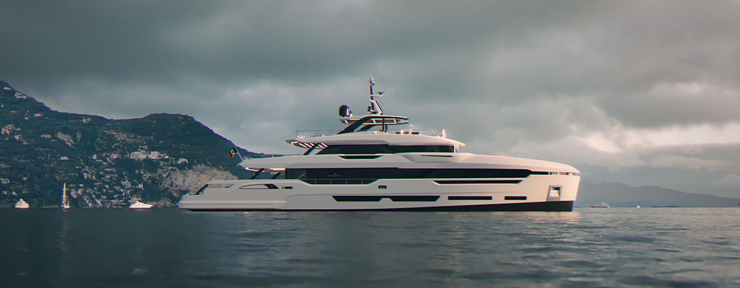 Baglietto DOM133 Yachts, Example 1