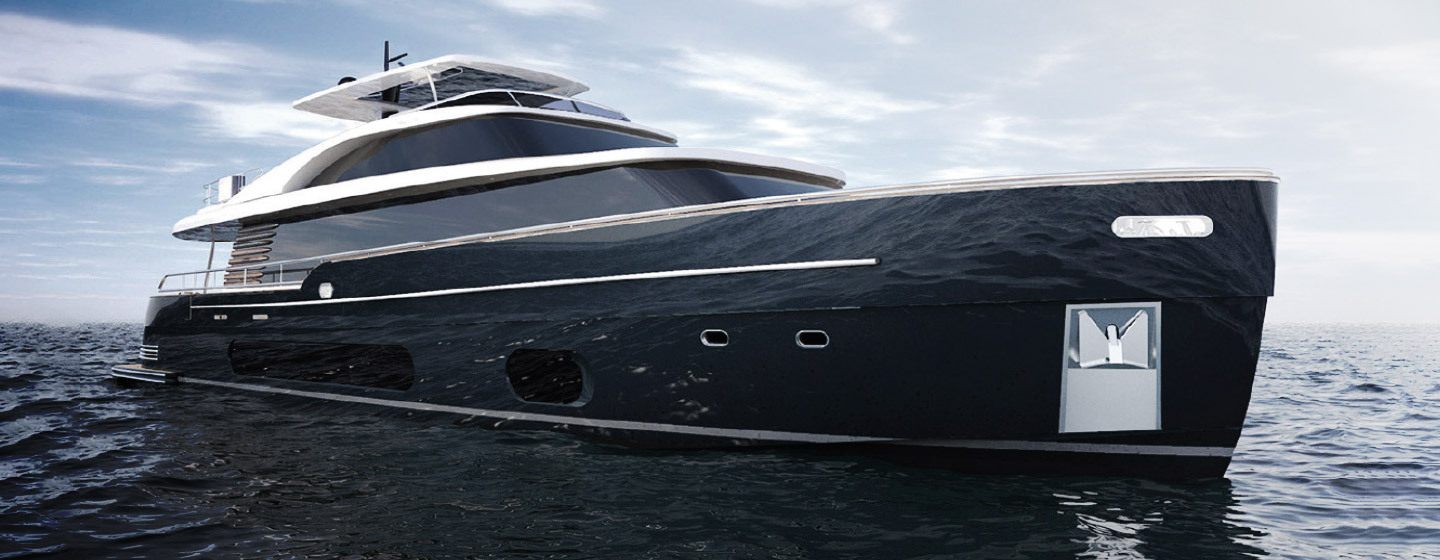 azimut's latest yacht, the magellano 25 metri