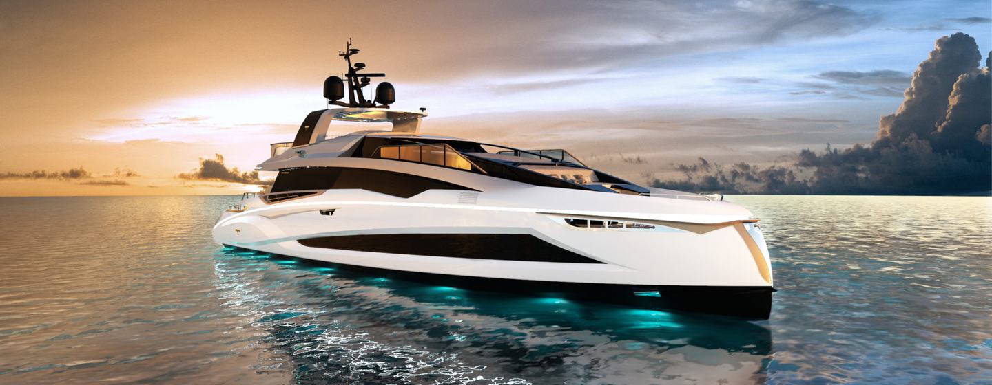Tecnomar Evo 120 Yachts, Example 1