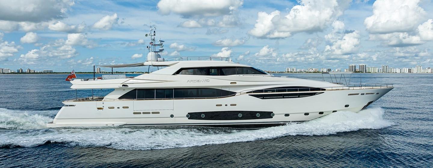 38m Custom Line 124' Motor Yacht Argento Now Listed For Sale photo 1