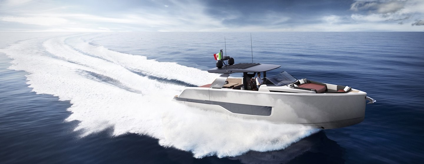 Cranchi A46 luxury tender on water