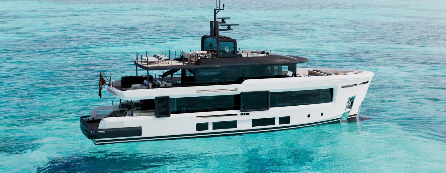 Cantiere delle Marche Raw 105 Yachts, Example 1