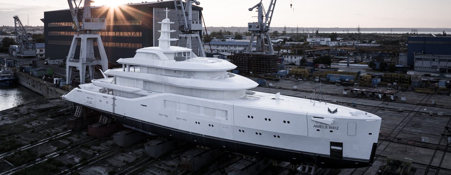 Amels 8002 Launched by Damen Yachting photo 1