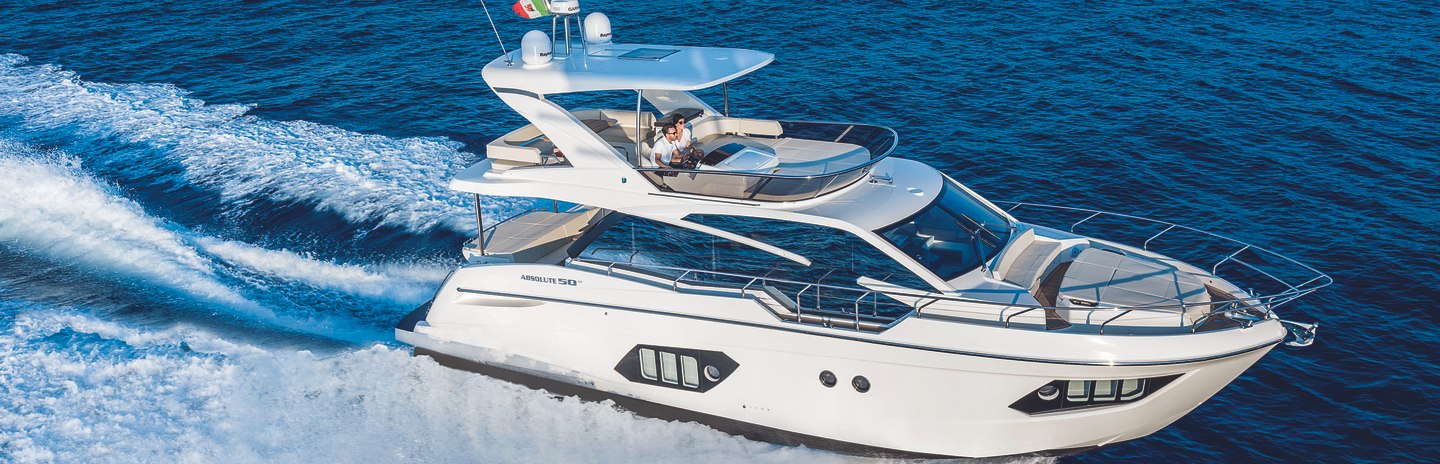 Absolute 50 FLY Yachts (Gen 1, 2011 - 2020), Example 1