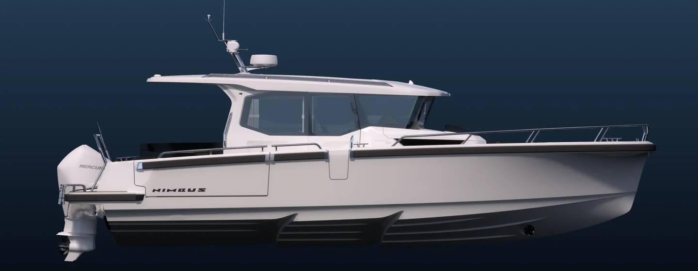Nimbus Sport Coupé 35 yacht side view 