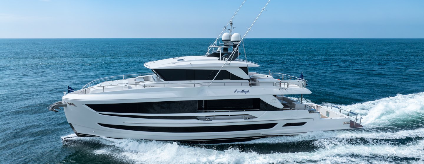 Horizon Launches FD80 Yacht AMETHYST With First Fishing Cockpit photo 1