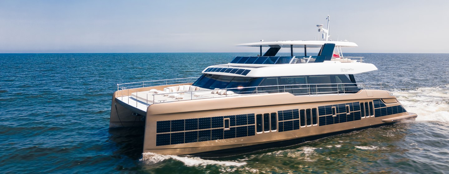 Environmentally friendly 80 Sunreef Power Eco debuts in America photo 1