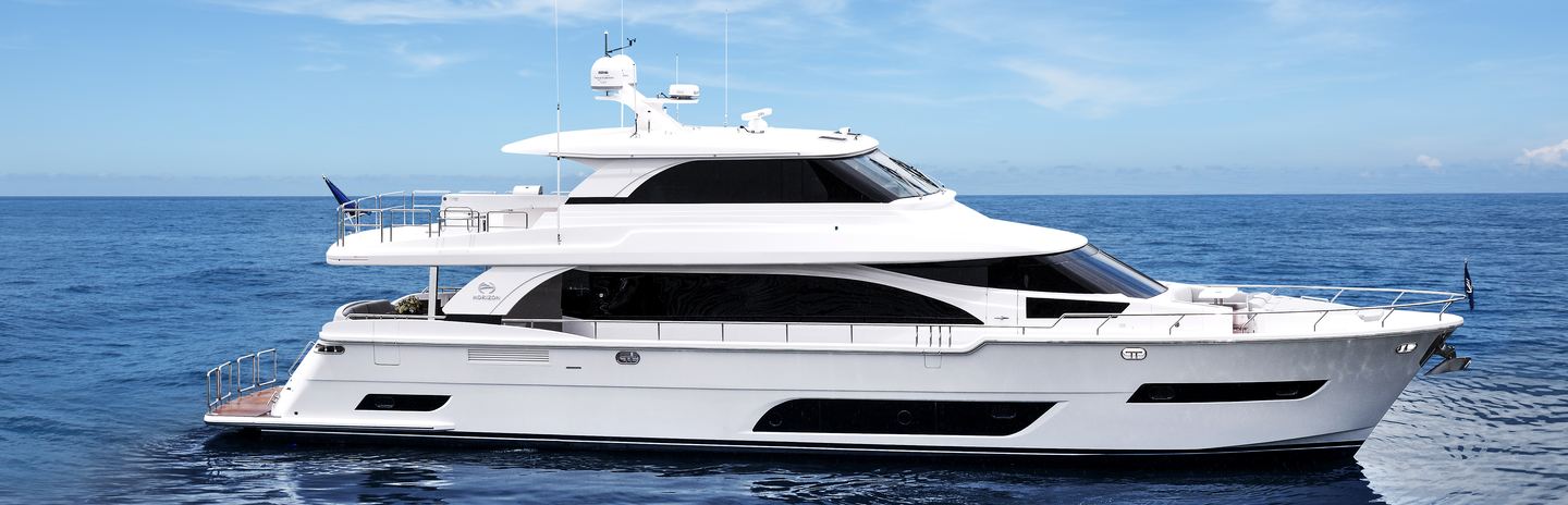 Horizon E81 Open Bridge Yachts, Example 1