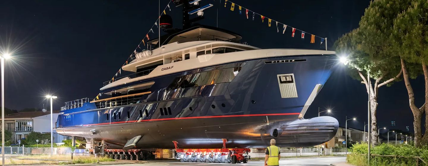 Sanlorenzo 500EXP Explorer yacht Casa F at launch