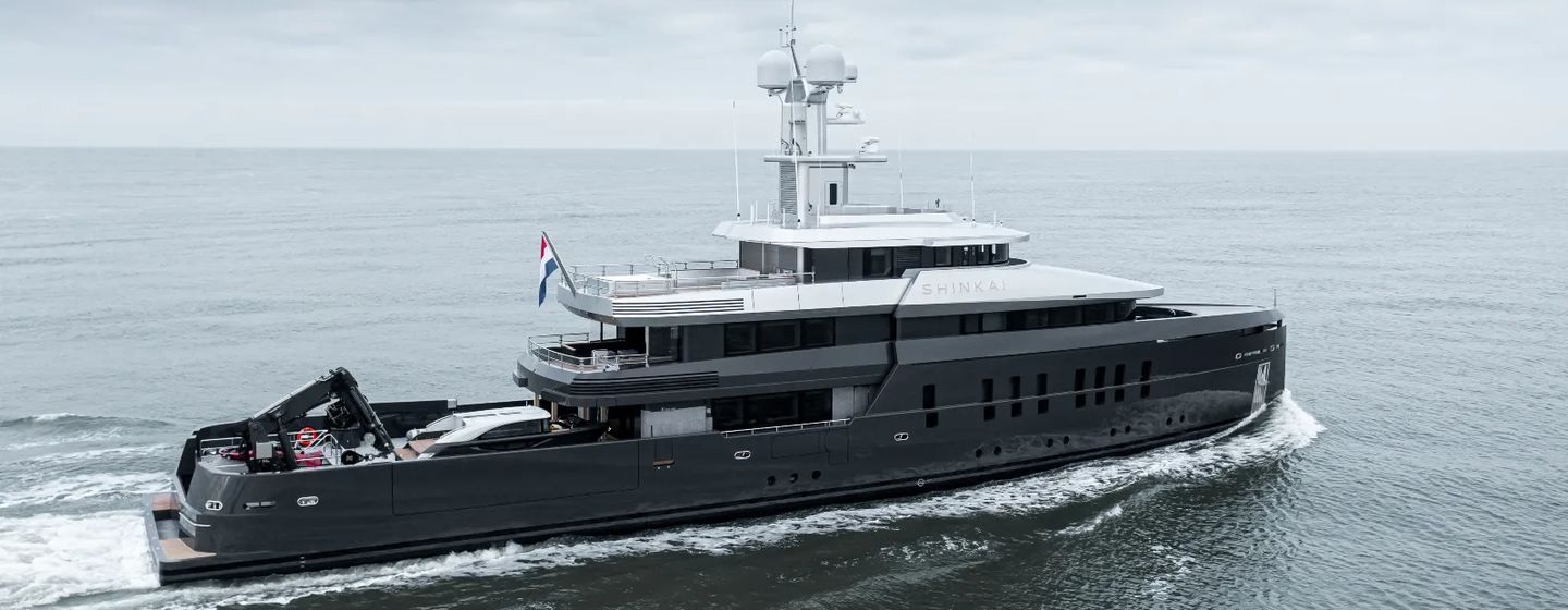 Feadship superyacht SHINKAI on sea trials