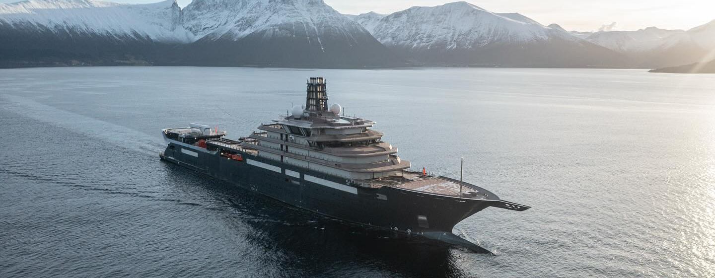 Superyacht REV OCEAN at sea