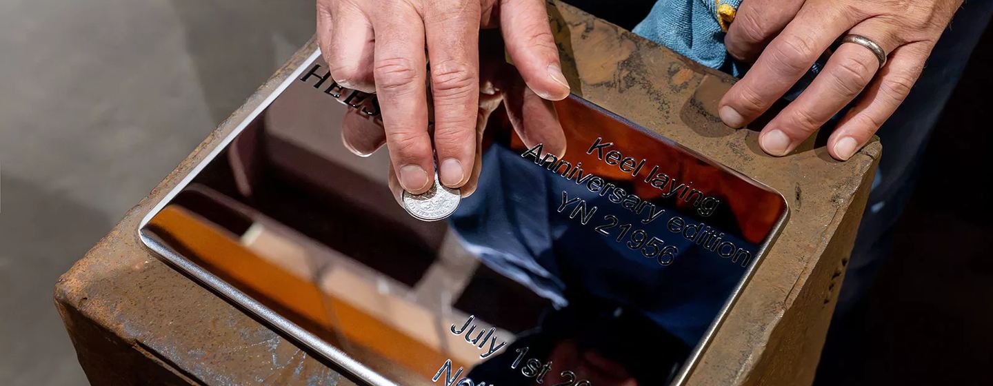 Coin welding for Heesen Superyacht Project Kansei