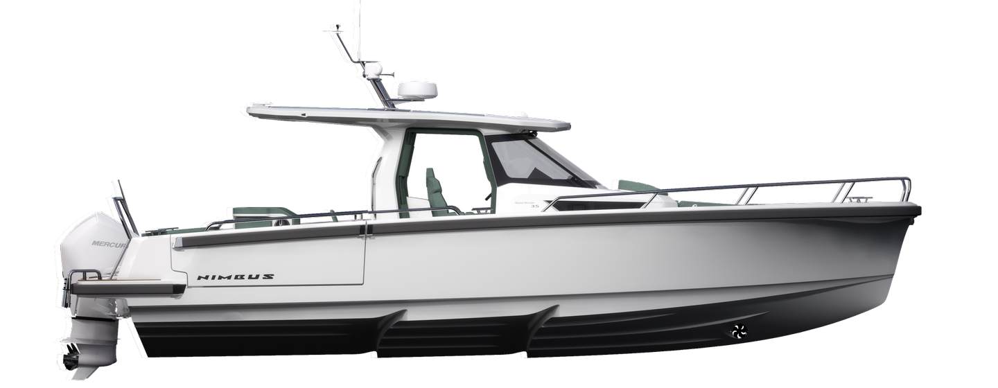 Nimbus Sport Tender 35 render side view 