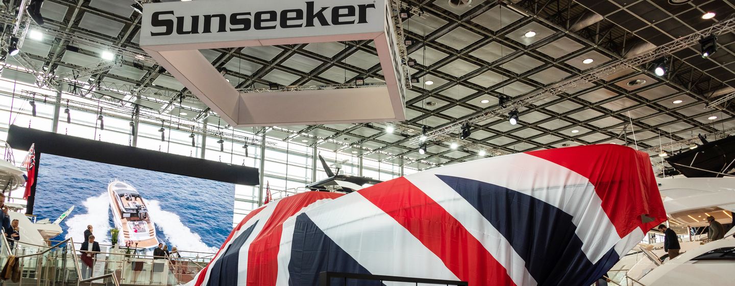 Photo of Sunseeker stand at BOOT 