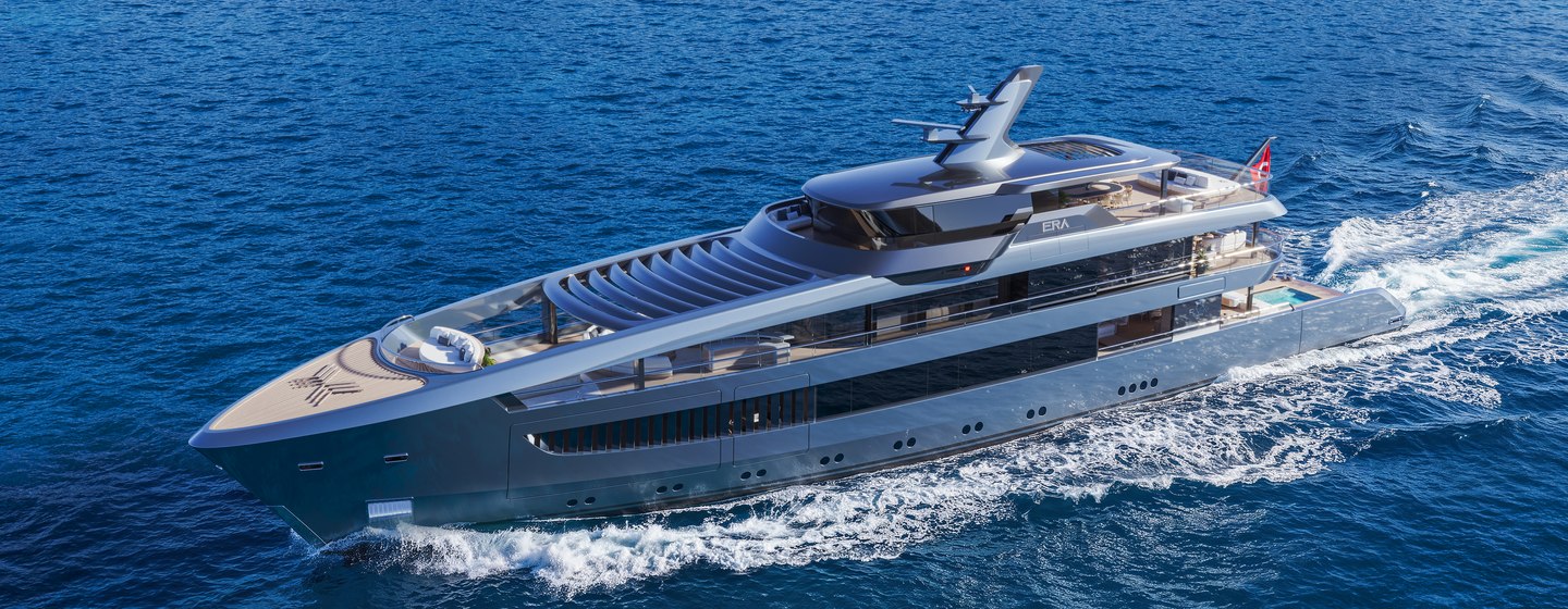 RMK Yachts superyacht Arcane Era underway side view 