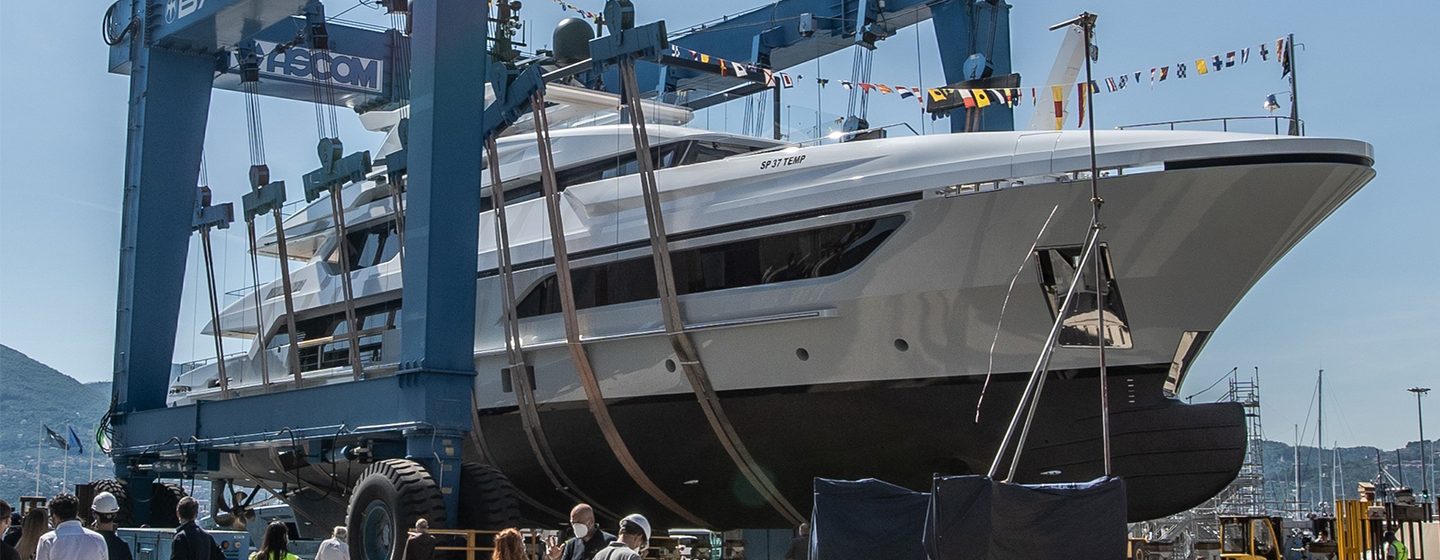 Baglietto superyacht LION about to be launched