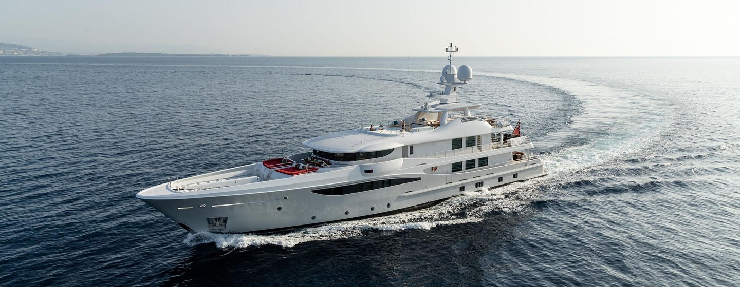 Amels superyacht GRACE on water