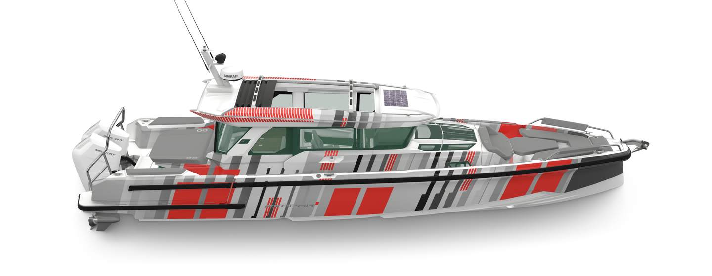 Rendering image of Axopar 38 XC Cross Cabin