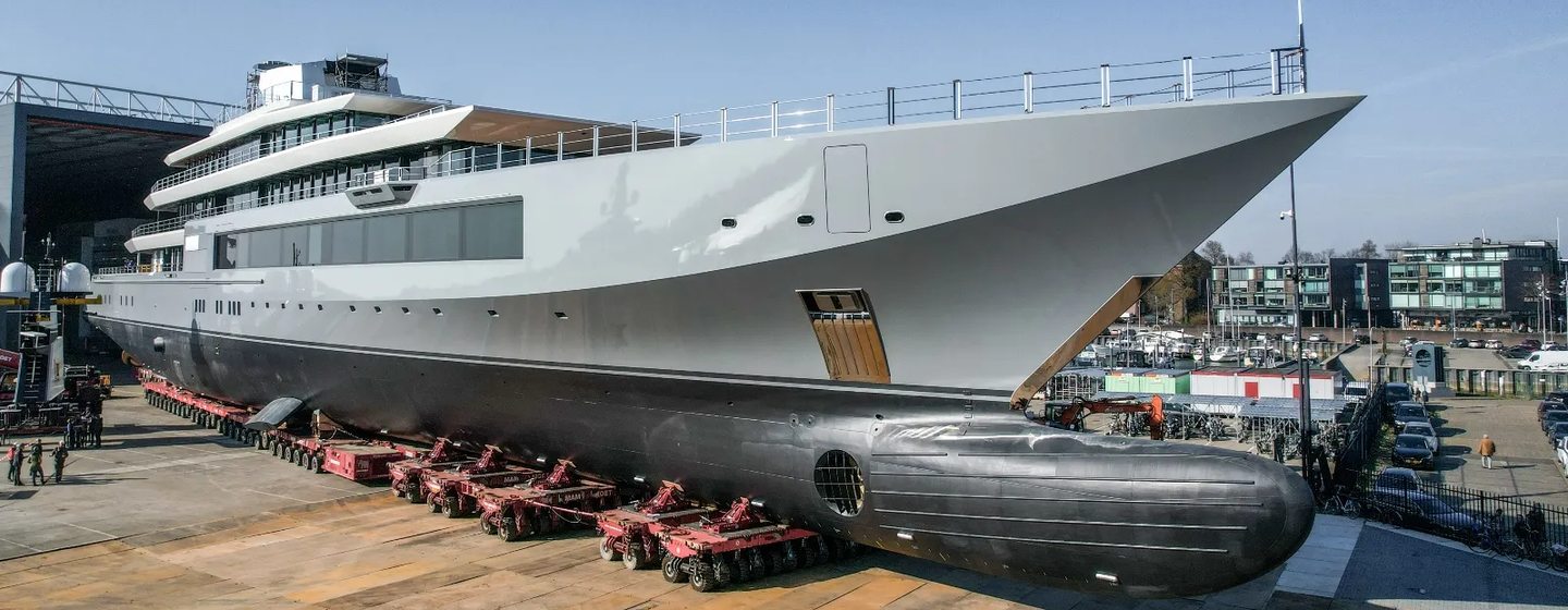 Oceanco Y720 at launch