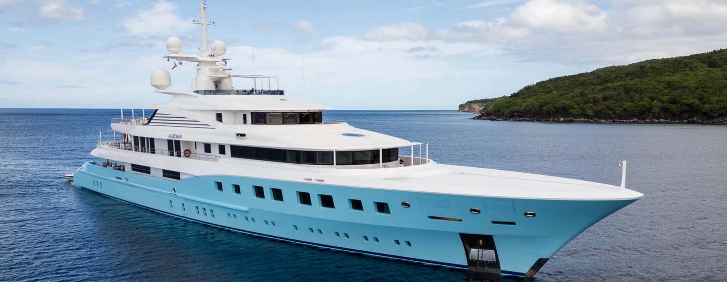 Superyacht AXIOMA following refit