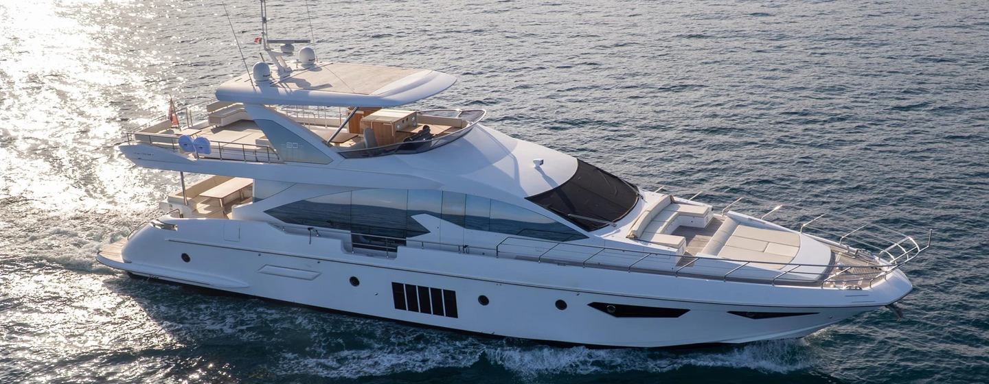 Motor Yacht Trinidad under way 