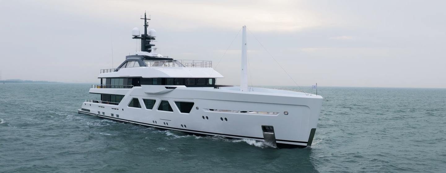 Ninth Amels 60 Motor Yacht under way