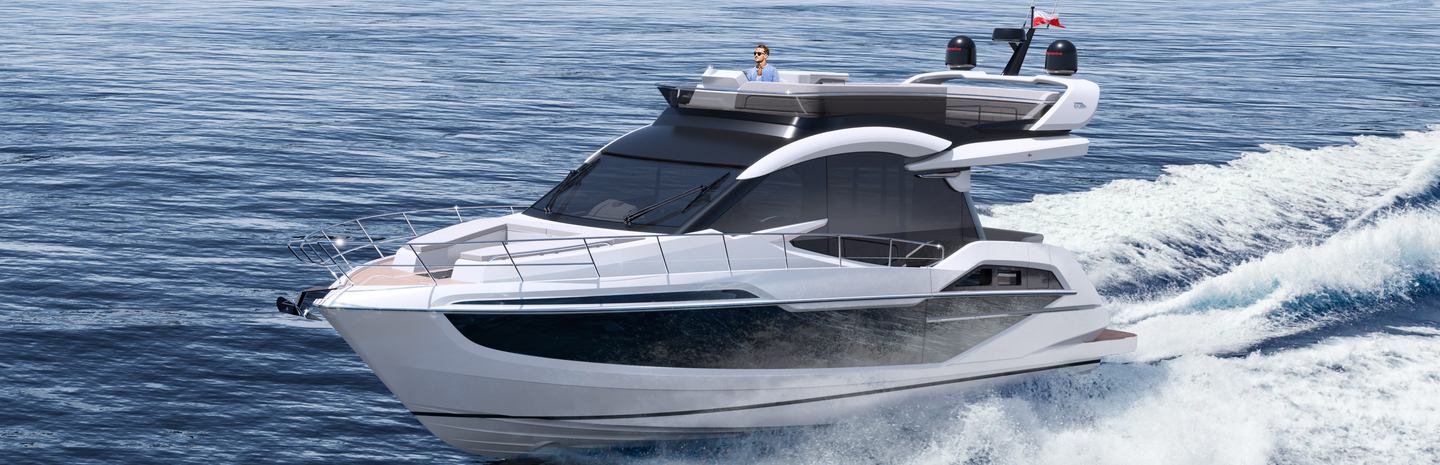 Galeon 480 Fly Boats, Example 1