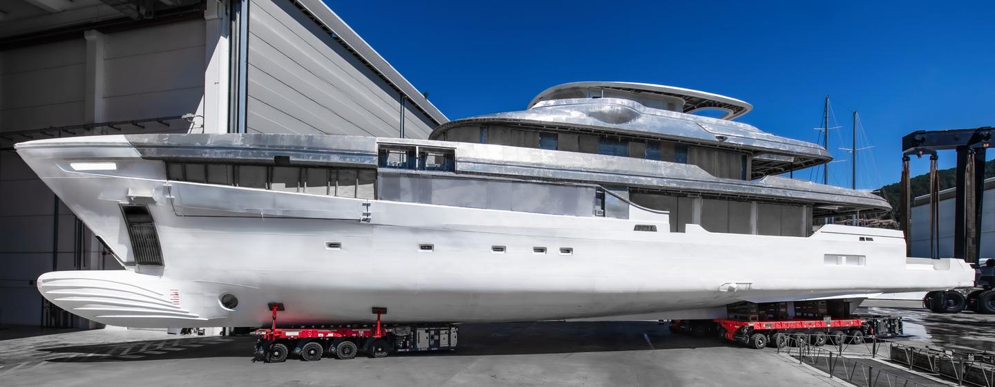 Superyacht Panorama 02 at outfitting