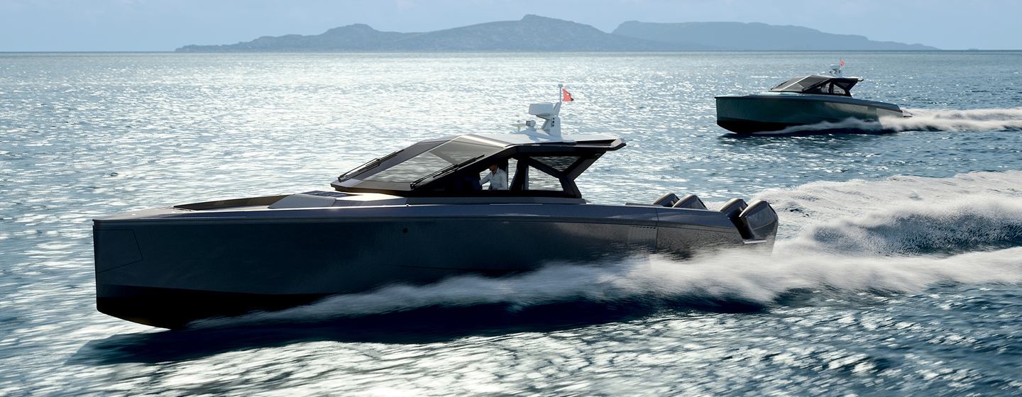 Wally wallypower50X boat under way 