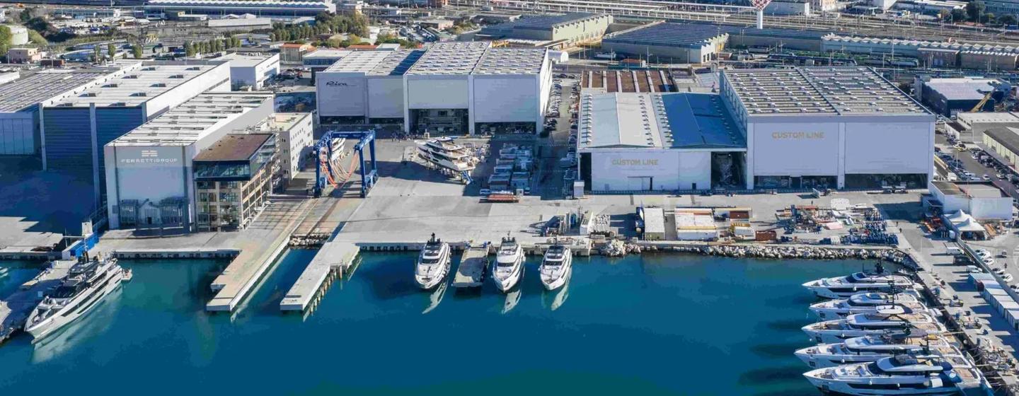 Port of Ancona aerial view 