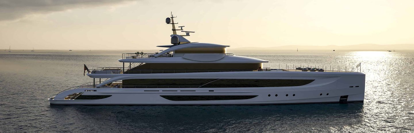 Benetti B.Century 55M Four-Deck Yachts, Example 1