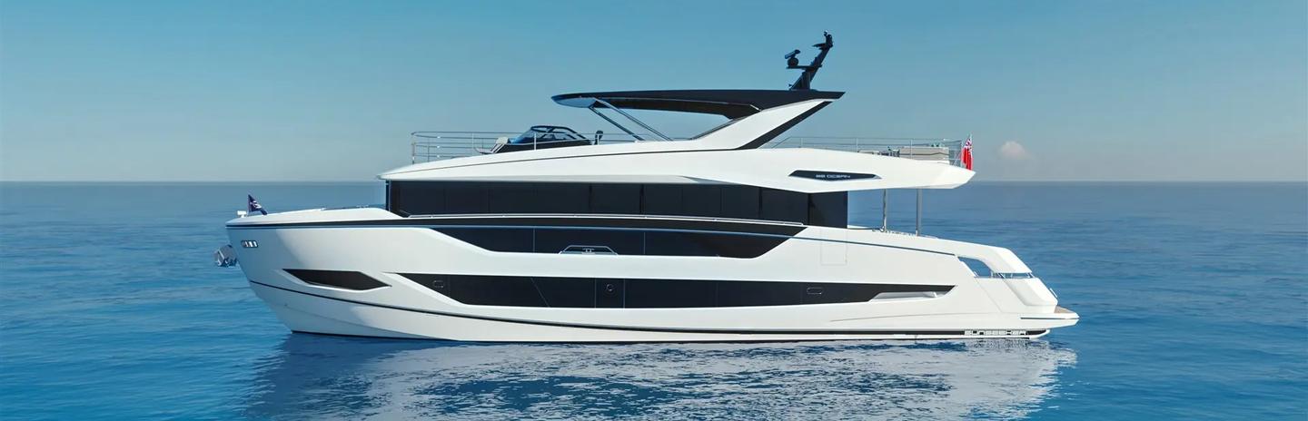 Sunseeker 82 Ocean Yachts, Example 1