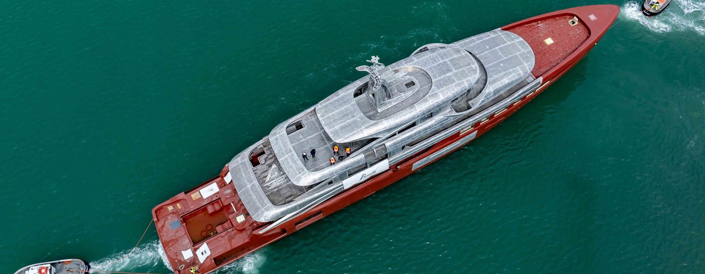 Benetti's latest 67m B.Now enters outfitting photo 1