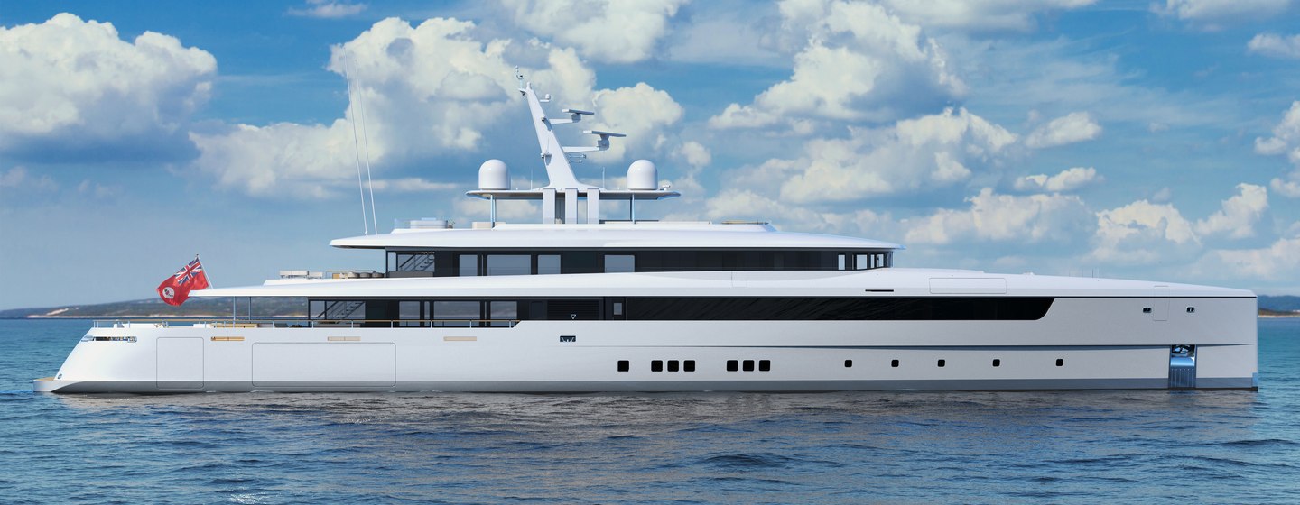 Vitruvius superyacht CGI