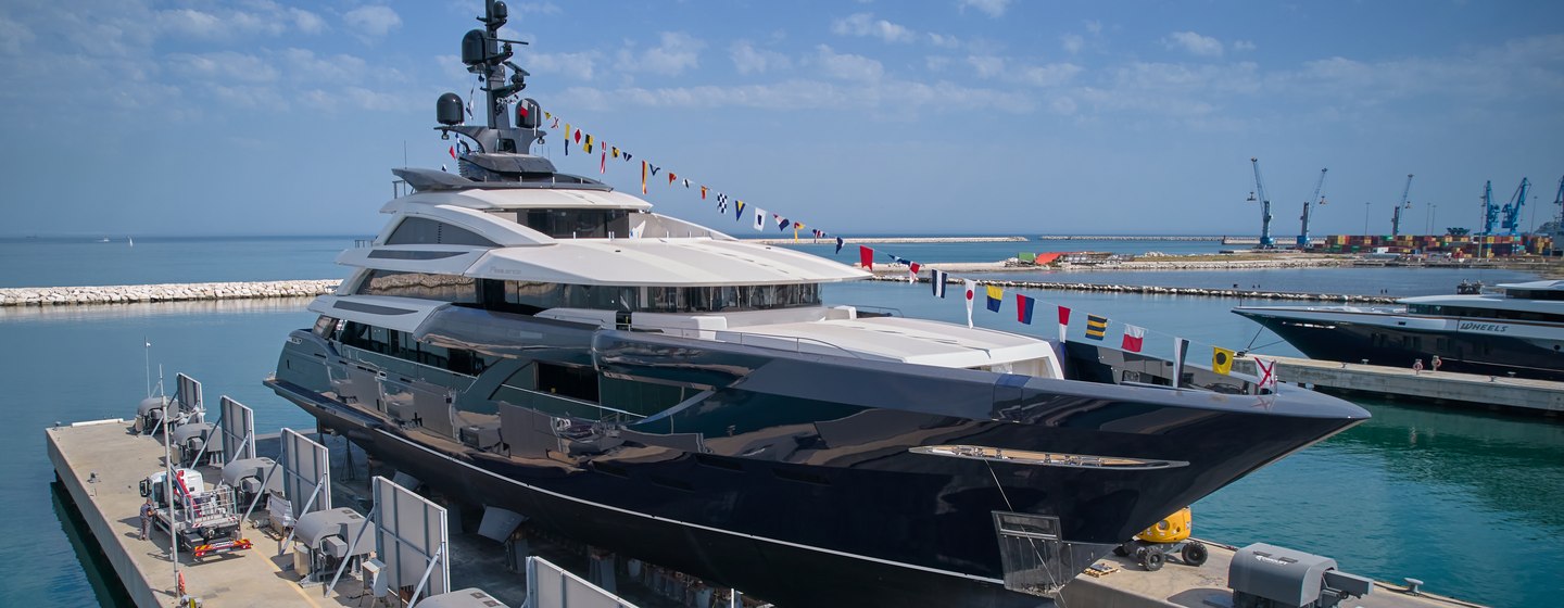 ISA superyacht RESILIENCE at launch