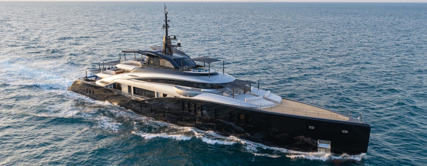 ISA Yachts superyacht Sea Raider X underway side view 