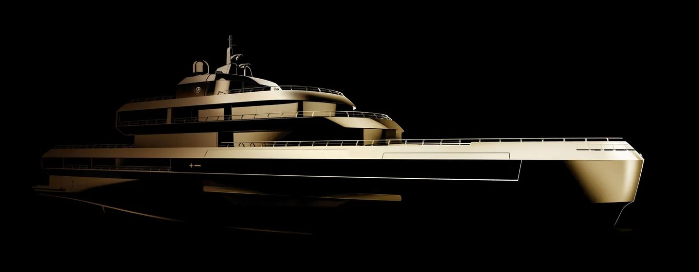 Design of superyacht METAMORPHOSIS