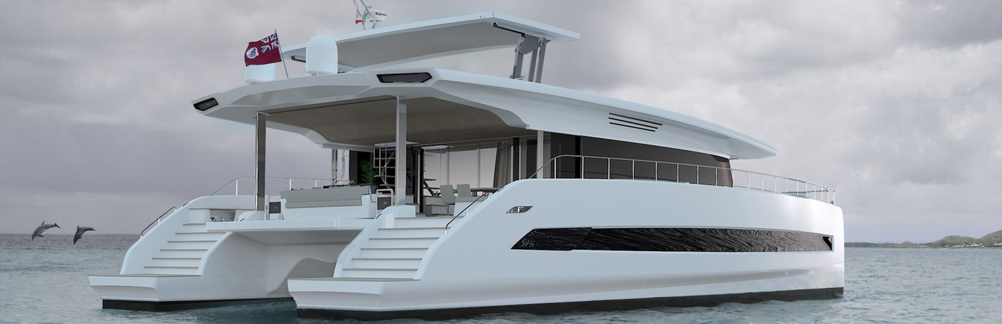 Silent Yachts Silent 80 Flybridge Powercats, Example 1