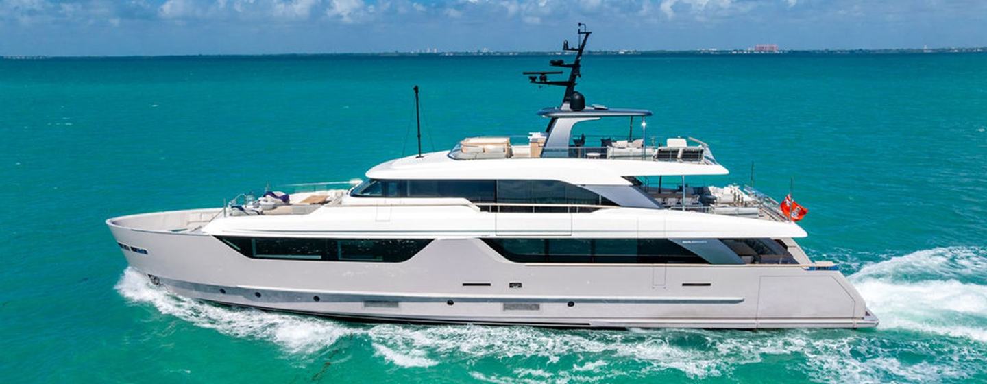  Superyacht The Wolf under way 
